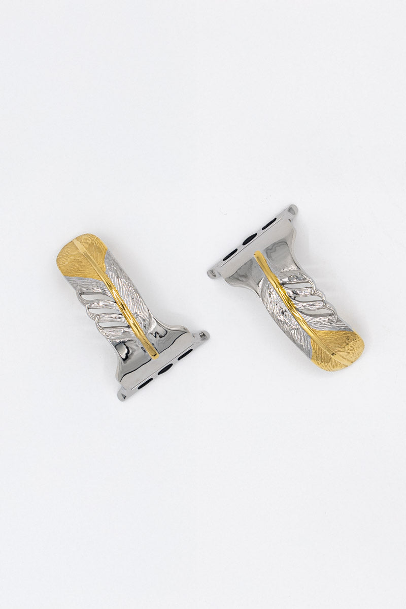 【Apple Watch Bangle】Feather Gold Tip