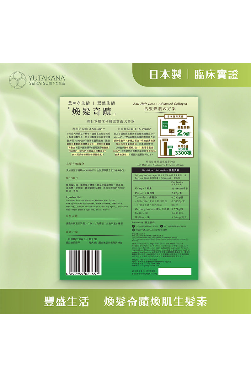 贈品-煥髮奇蹟煥肌生髮素(30包裝)
