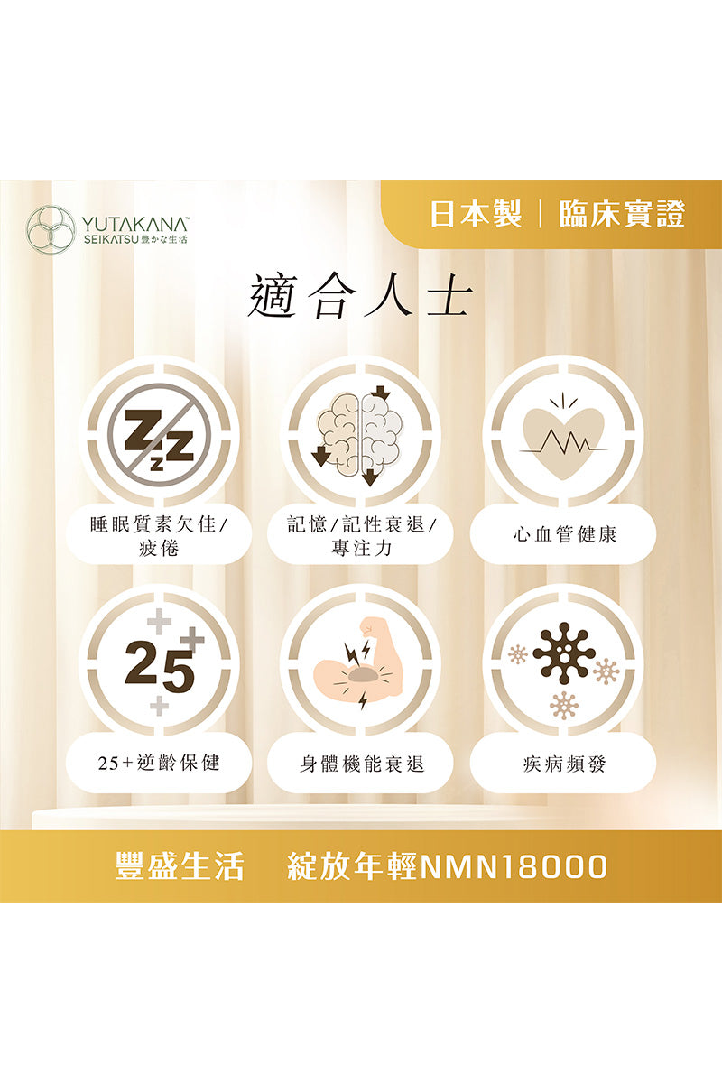 🛒 免運之選 🛒【YUTAKANA豐盛生活】綻放年輕18000(60粒裝)