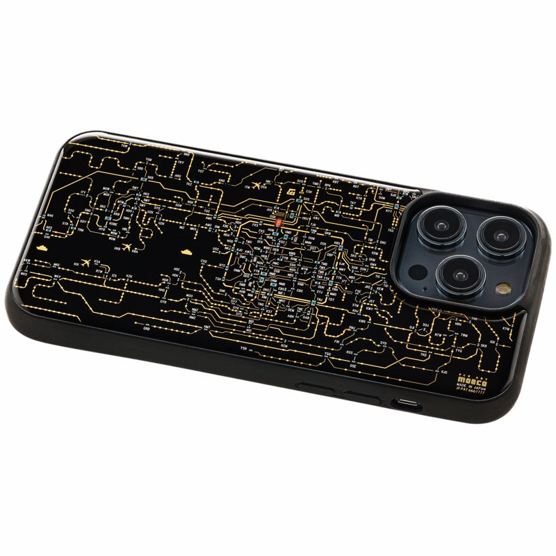 【全球免運】大阪製 專利技術 關西鑯路路線圖電路板 iPhone Case