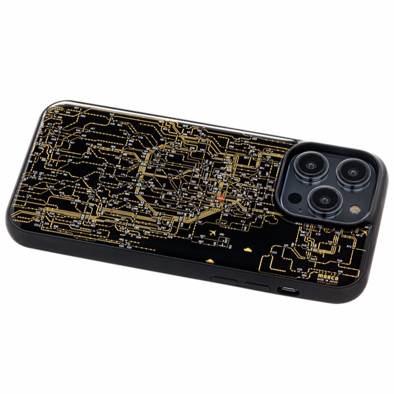 【全球免運】大阪製 專利技術 東京鑯路路線圖電路板 iPhone Case