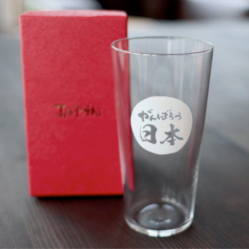 『日本加油!』變色玻璃杯 / Glasses