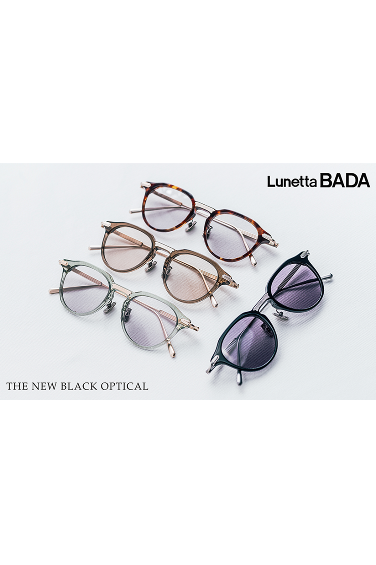 【日本眼鏡】 Lunetta BADA 15/01(Crown Panto 鏡形)