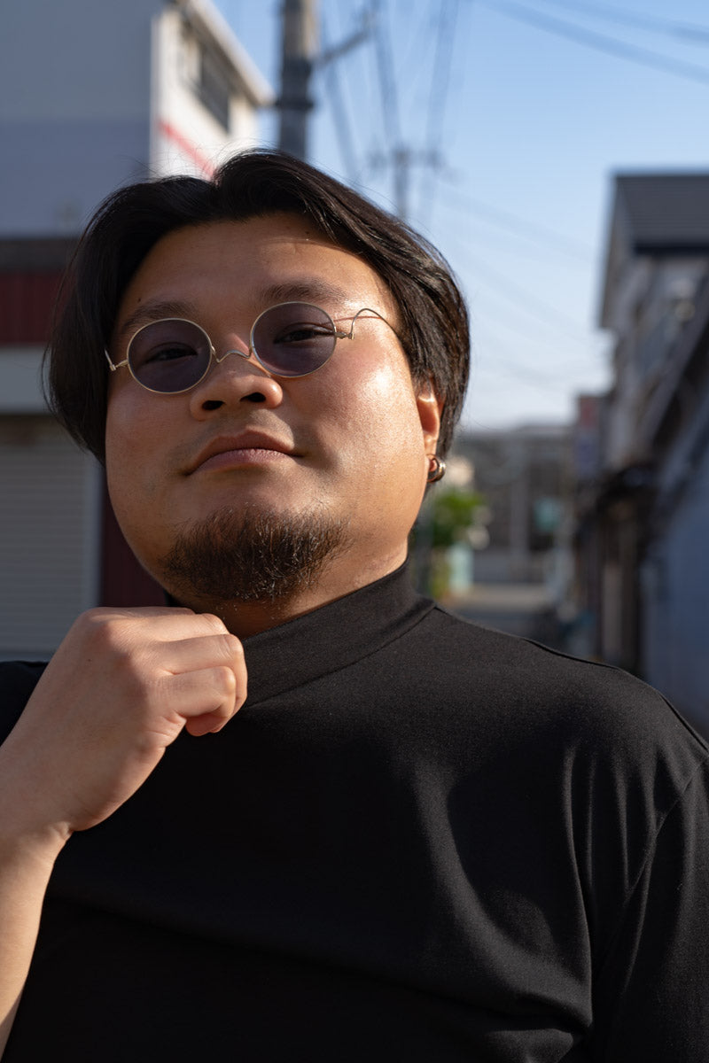 日本製 超跣水 Mock Neck Tee / T-shirt