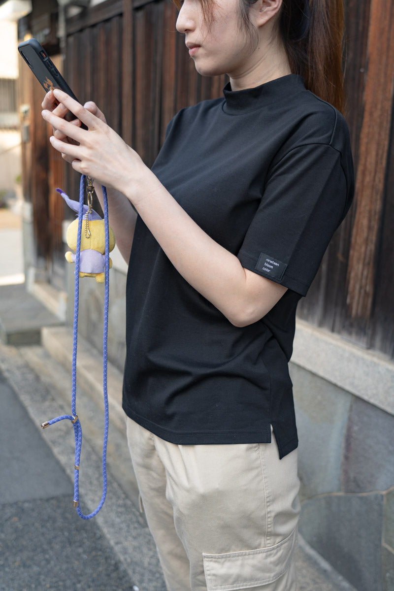 日本製 超跣水 Mock Neck Tee / T-shirt