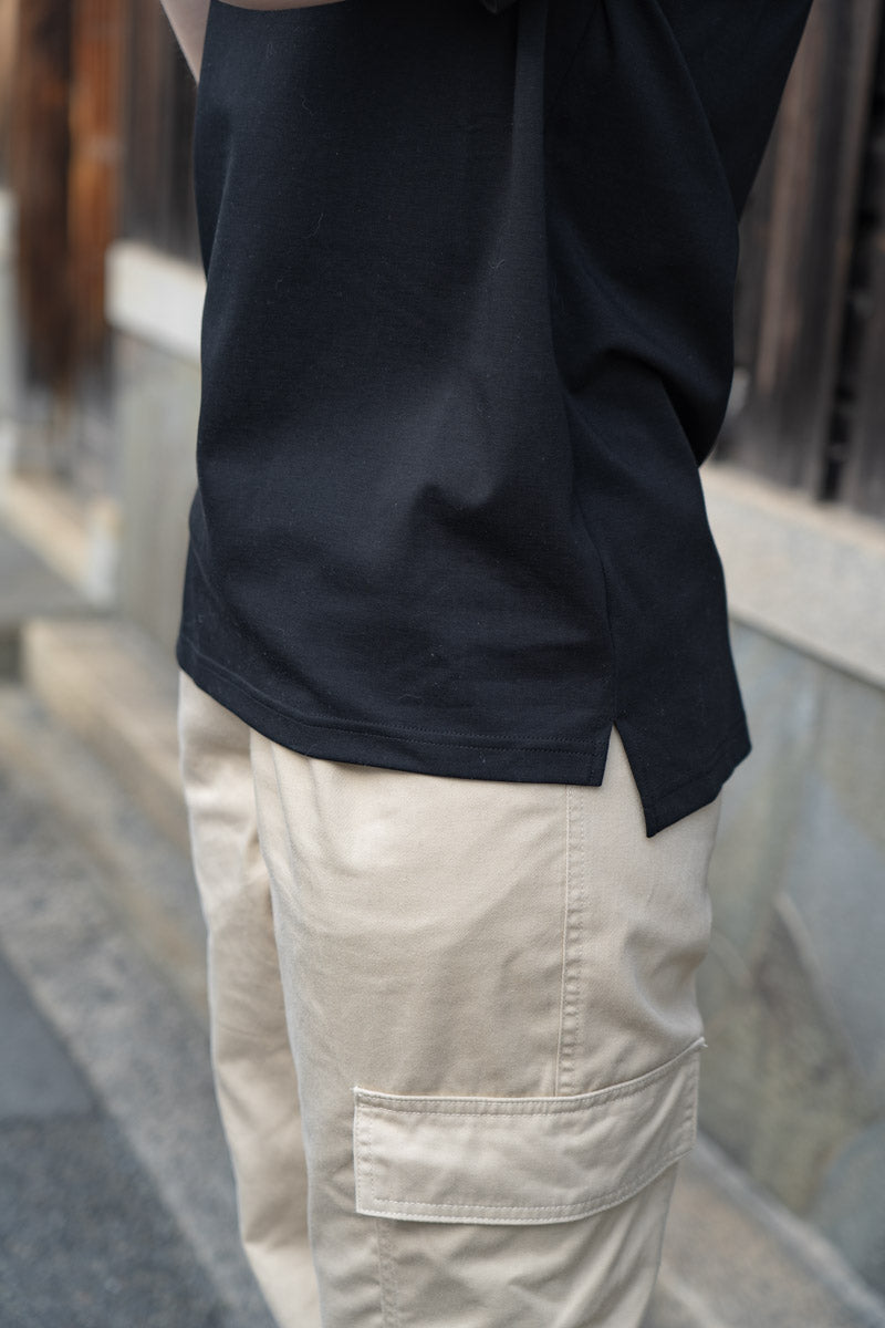 日本製 超跣水 Mock Neck Tee / T-shirt