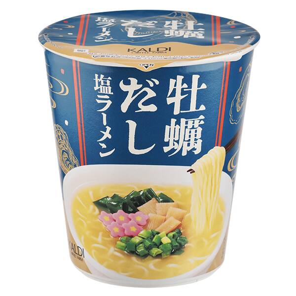 濃厚牡蠣高湯鹽味拉杯麵