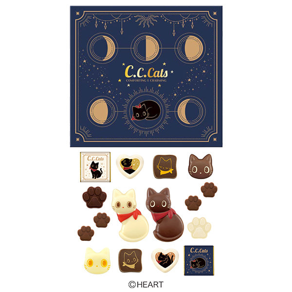【情人節推介】C.C. Cats 星空貓咪立體朱古力禮盒