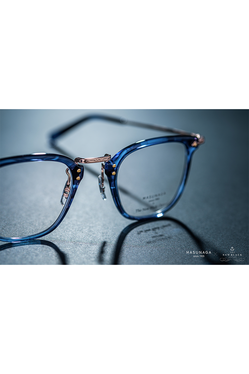 【日本眼鏡】MASUNAGA since 1905 x The New Black Optical GMS806（Wellington 鏡形）