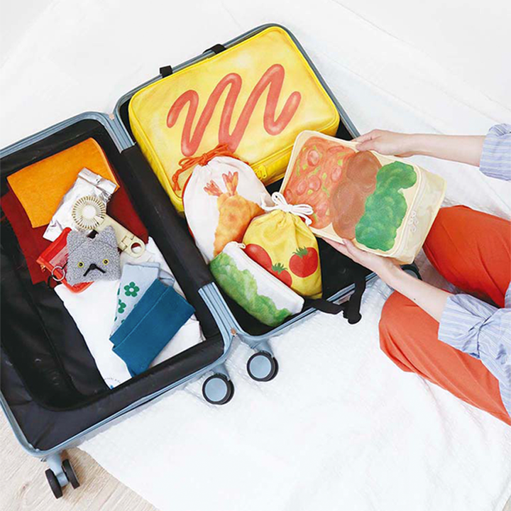 【11月優惠】勁得意！日式便當食物圖案 旅行收納系列