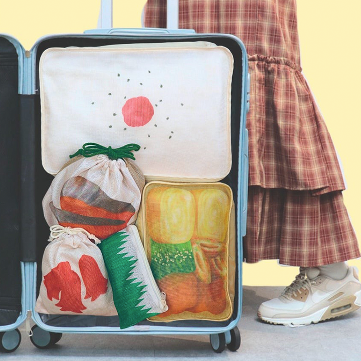 【11月優惠】勁得意！日式便當食物圖案 旅行收納系列