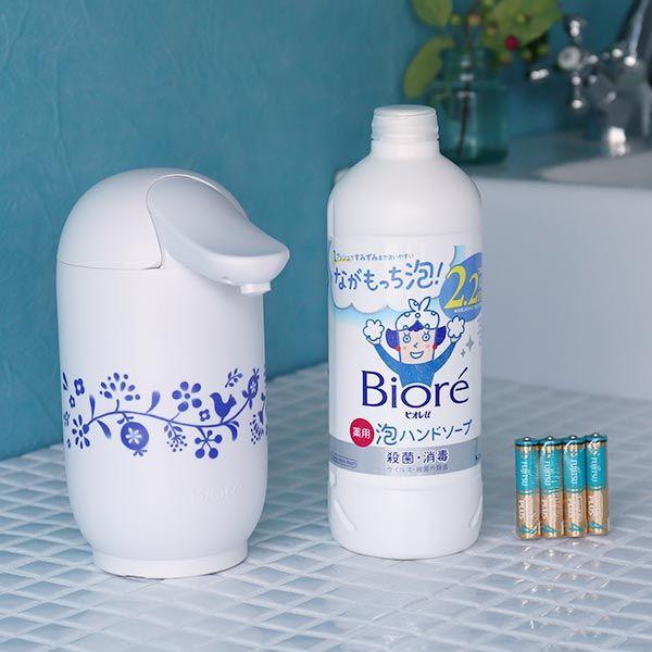 Biore u 限定陶瓷風自動感應泡泡洗手液機（主機 + 補充裝套裝）