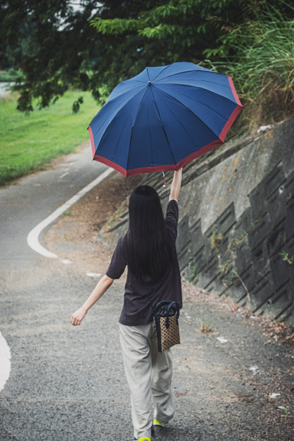 🛒 免運之選 🛒【甲州織物】「橘」縮骨遮 / Koshu-ori Folding Umbrella